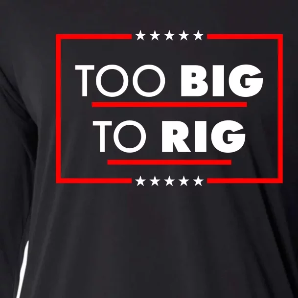 Trump Too Big To Rig Cooling Performance Long Sleeve Crew