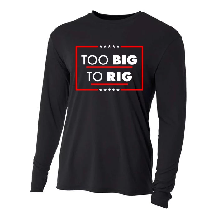 Trump Too Big To Rig Cooling Performance Long Sleeve Crew