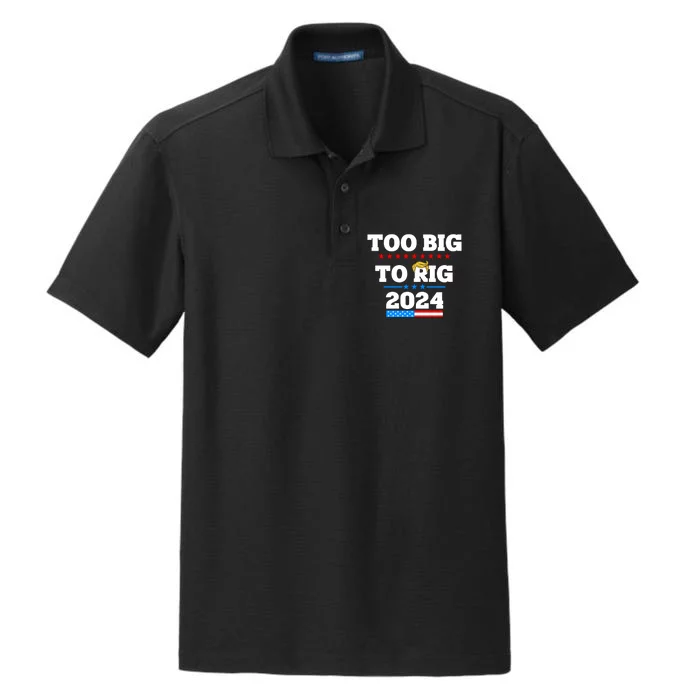 Trump Too Big To Rig 2024 Dry Zone Grid Performance Polo