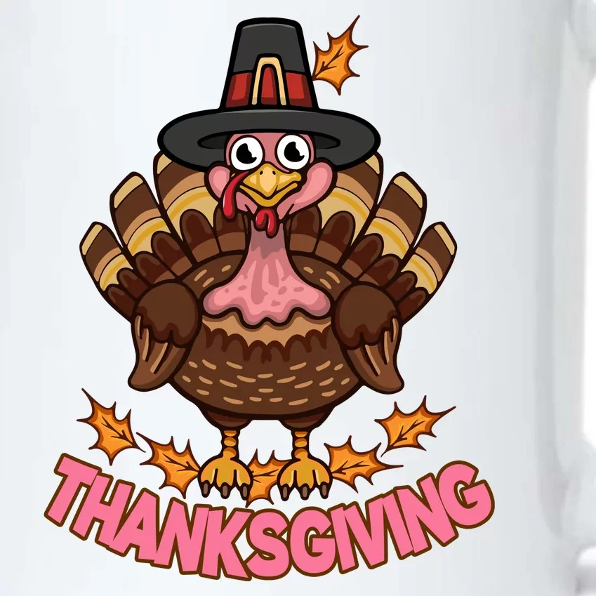 Thanksgiving Turkey Cute Holiday Black Color Changing Mug