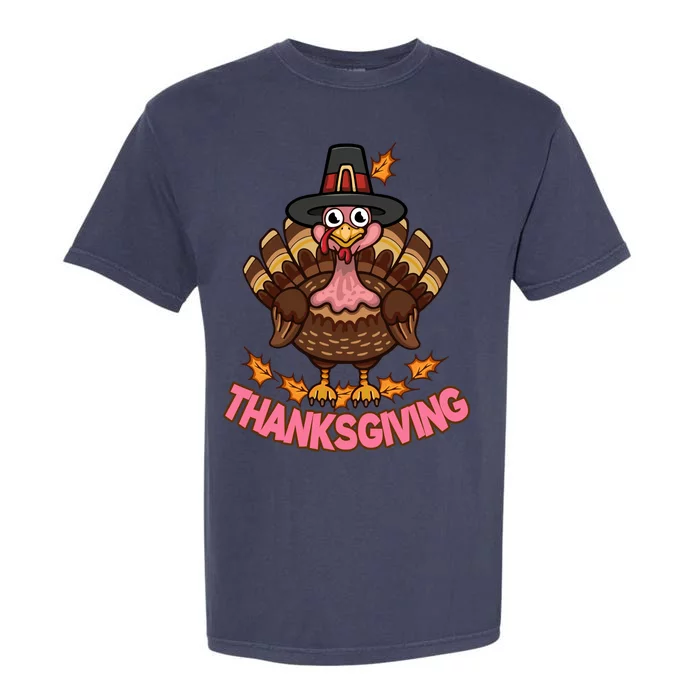 Thanksgiving Turkey Cute Holiday Garment-Dyed Heavyweight T-Shirt