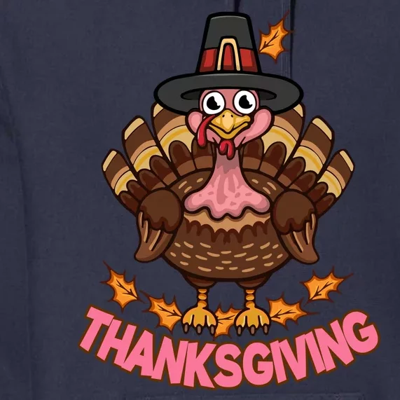 Thanksgiving Turkey Cute Holiday Premium Hoodie