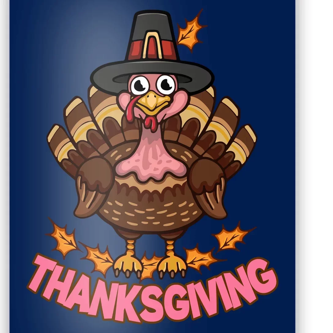 Thanksgiving Turkey Cute Holiday Poster