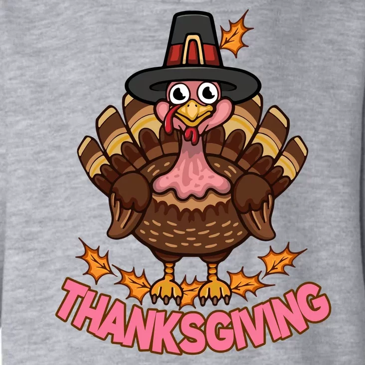 Thanksgiving Turkey Cute Holiday Toddler Hoodie