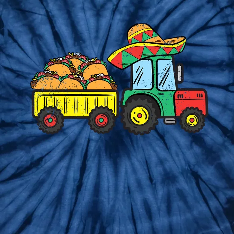 Taco Tractor Cinco De Mayo Mexican Food Fiesta Boy Tie-Dye T-Shirt