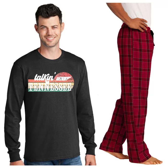 Talkin Tennessee Country Music Concert Group Long Sleeve Pajama Set