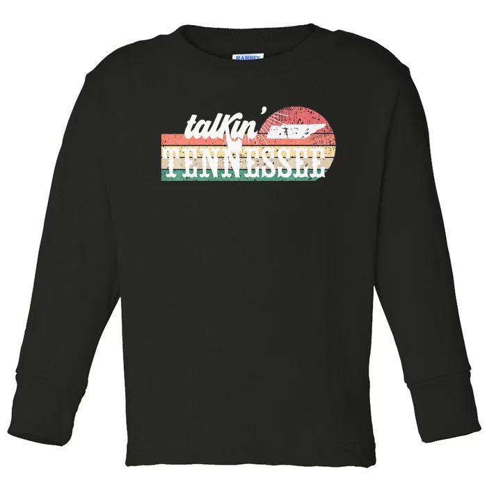 Talkin Tennessee Country Music Concert Group Toddler Long Sleeve Shirt