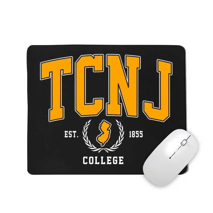 Tcnj The College Of New Jersey Arch Design Vintage Mousepad