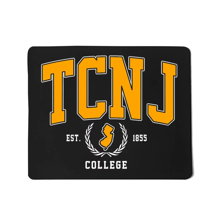 Tcnj The College Of New Jersey Arch Design Vintage Mousepad