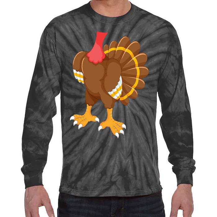 Turkey Turkey Costume Tie-Dye Long Sleeve Shirt