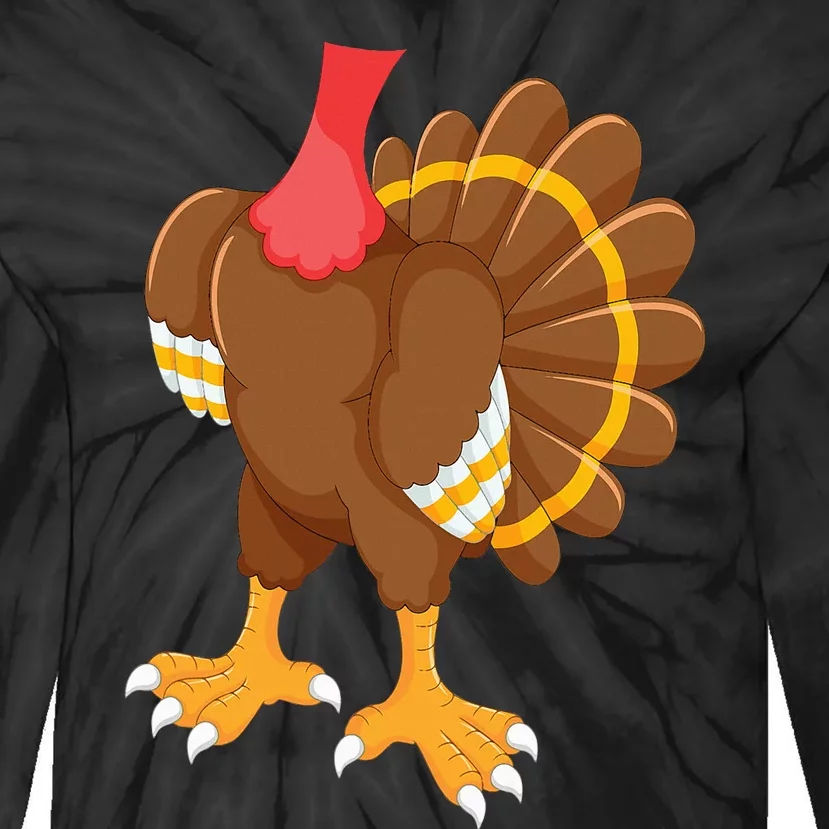 Turkey Turkey Costume Tie-Dye Long Sleeve Shirt