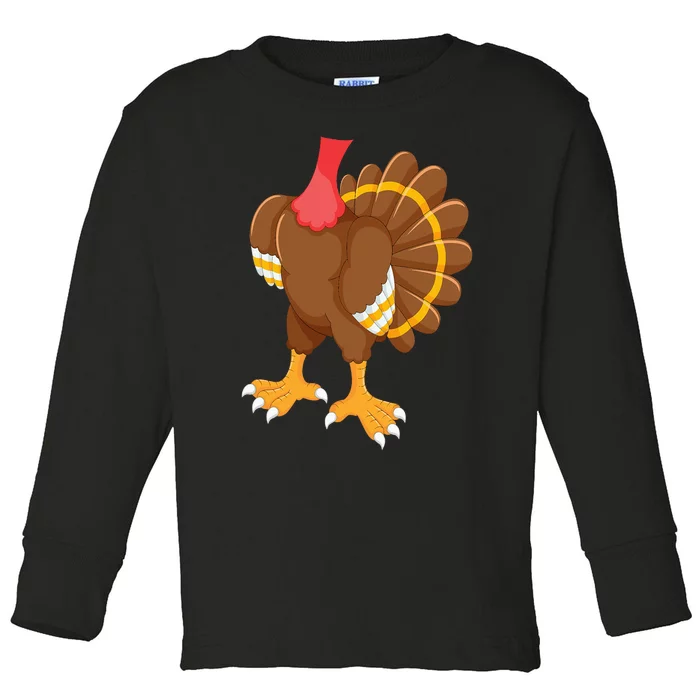 Turkey Turkey Costume Toddler Long Sleeve Shirt