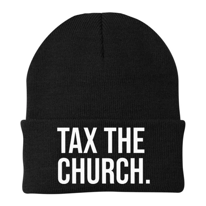 Tax The Church Anti Religion Funny Government Fare Taxation Knit Cap Winter Beanie