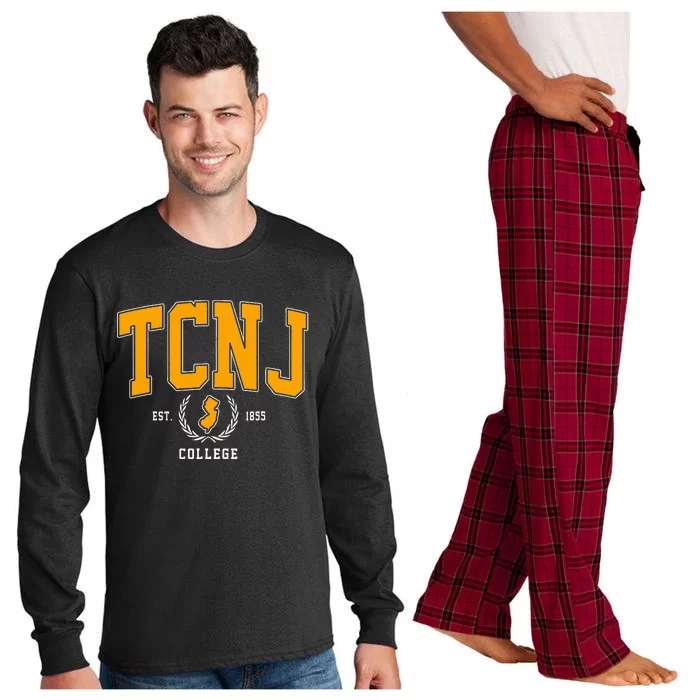 Tcnj The College Of New Jersey Arch Long Sleeve Pajama Set