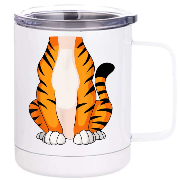 Tiger Tiger Costume Front & Back 12oz Stainless Steel Tumbler Cup