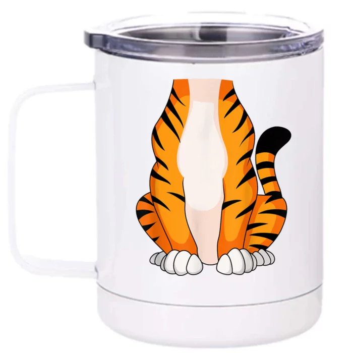 Tiger Tiger Costume Front & Back 12oz Stainless Steel Tumbler Cup