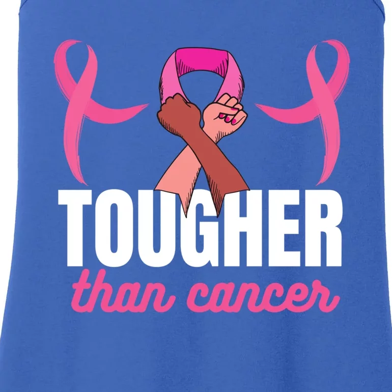 Tougher Than Cancer Cancer Fighting Gift Ladies Essential Tank