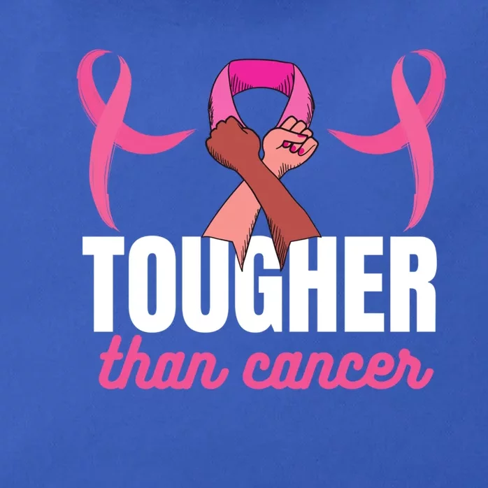 Tougher Than Cancer Cancer Fighting Gift Zip Tote Bag