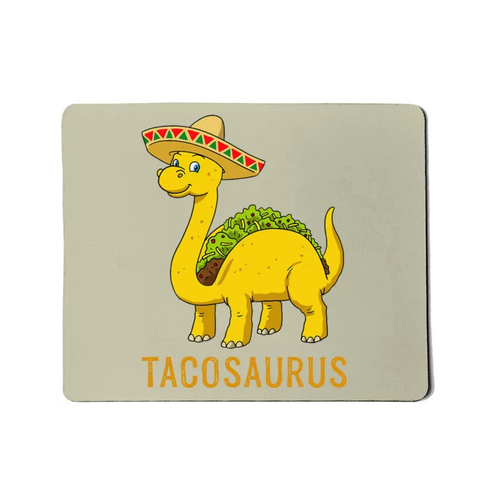 Taco Tuesday Cinco De Mayo Taco Dinosaur Tacosaurus Mousepad