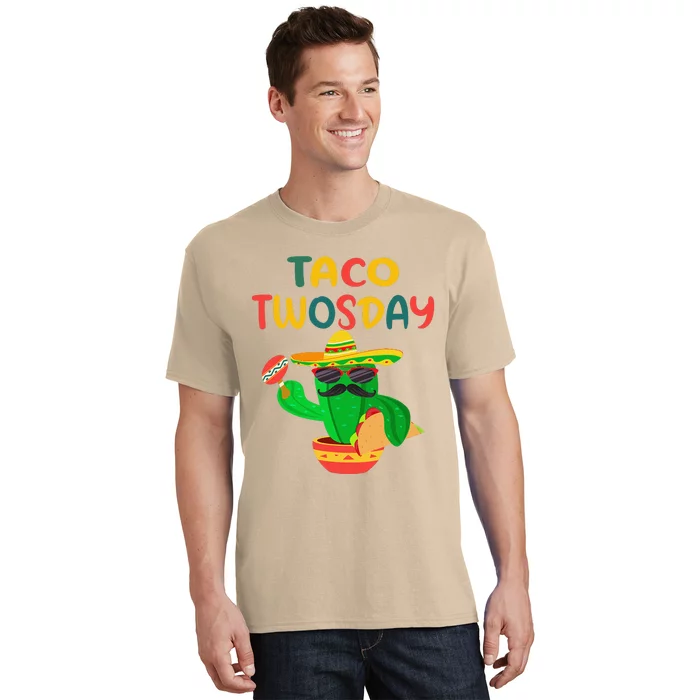 Taco Twosday Cactus 2nd Birthday Cinco De Mayo T-Shirt