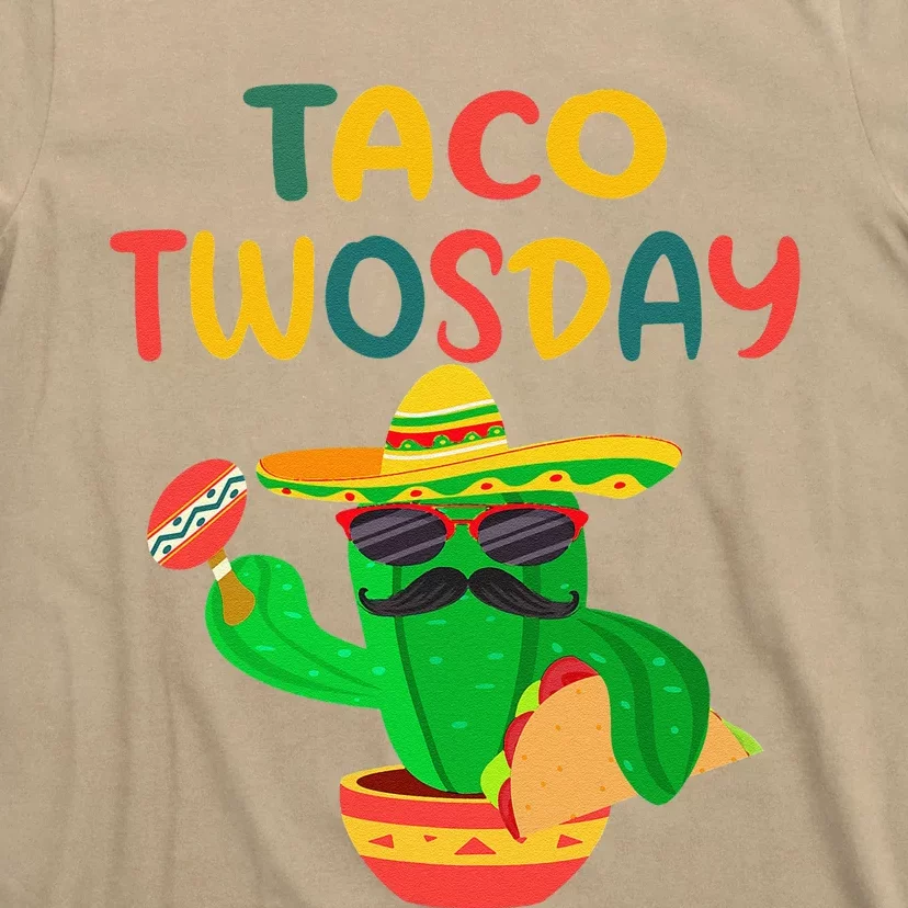 Taco Twosday Cactus 2nd Birthday Cinco De Mayo T-Shirt