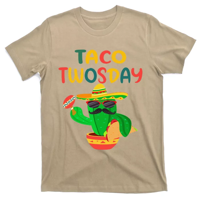 Taco Twosday Cactus 2nd Birthday Cinco De Mayo T-Shirt