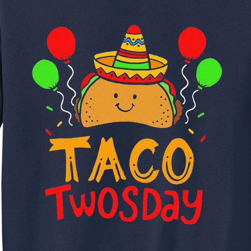 Taco Twosday Cinco De Mayo 2 Year Old Birthday Sweatshirt