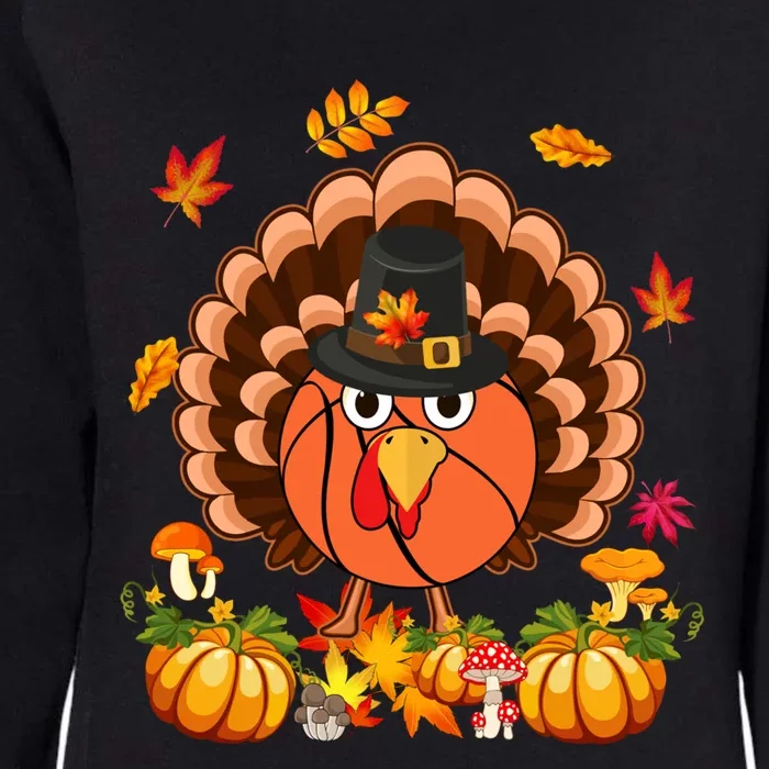 Thanksgiving Turkey Costume Basketball Ball Lover Player Gift Womens California Wash Sweatshirt