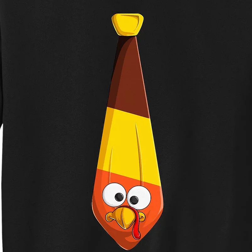 Turkey Tie Celebrate Thanksgiving with Style Tall Sweatshirt