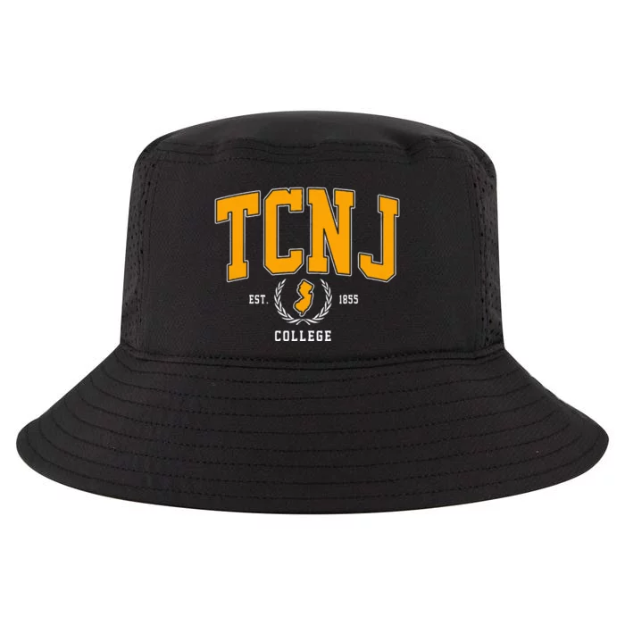 Tcnj The College Of New Jersey Arch Cool Comfort Performance Bucket Hat