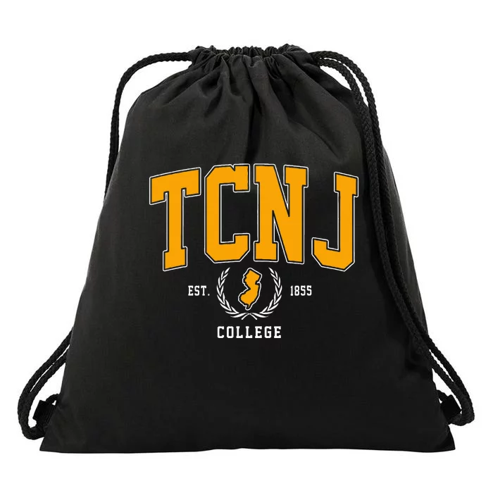 Tcnj The College Of New Jersey Arch Drawstring Bag