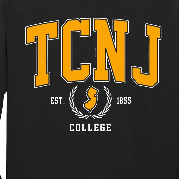 Tcnj The College Of New Jersey Arch Tall Long Sleeve T-Shirt