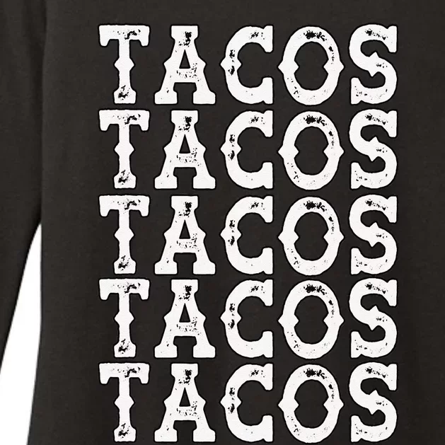 Tacos Taco Cinco De Mayo Mexico Womens CVC Long Sleeve Shirt