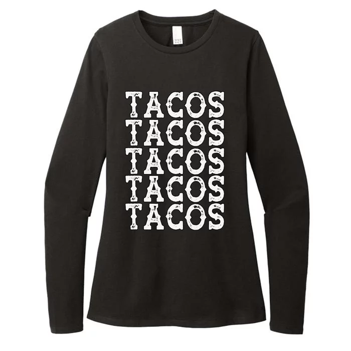 Tacos Taco Cinco De Mayo Mexico Womens CVC Long Sleeve Shirt