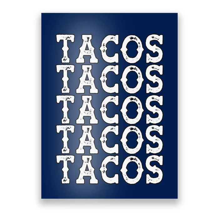 Tacos Taco Cinco De Mayo Mexico Poster