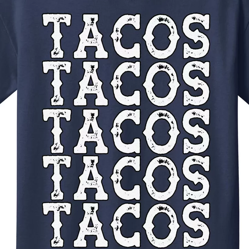 Tacos Taco Cinco De Mayo Mexico Kids T-Shirt