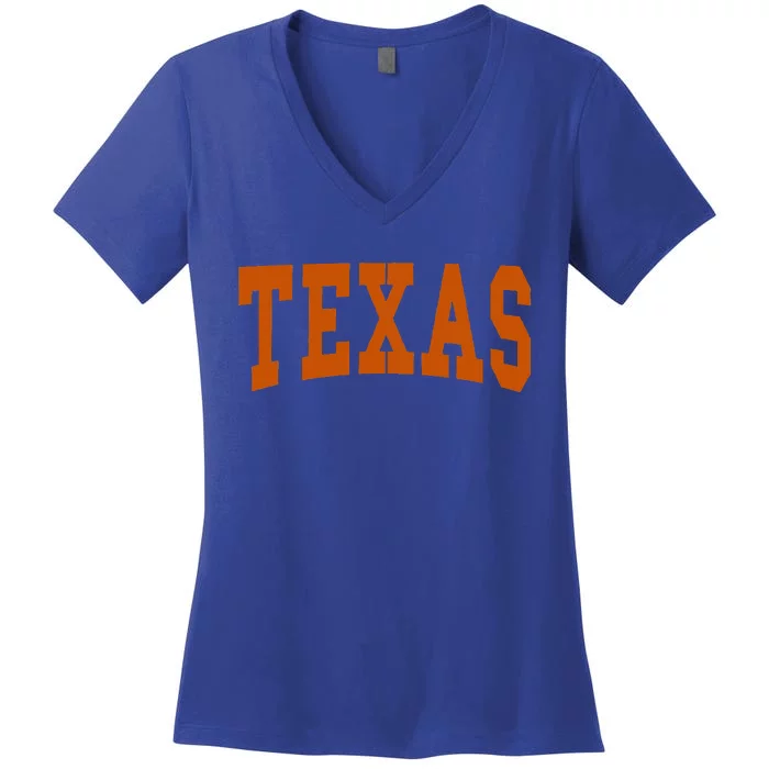 Texas Throwback Classic Women's V-Neck T-Shirt