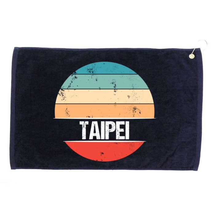 Taipei Taiwan City Trip Gift Grommeted Golf Towel