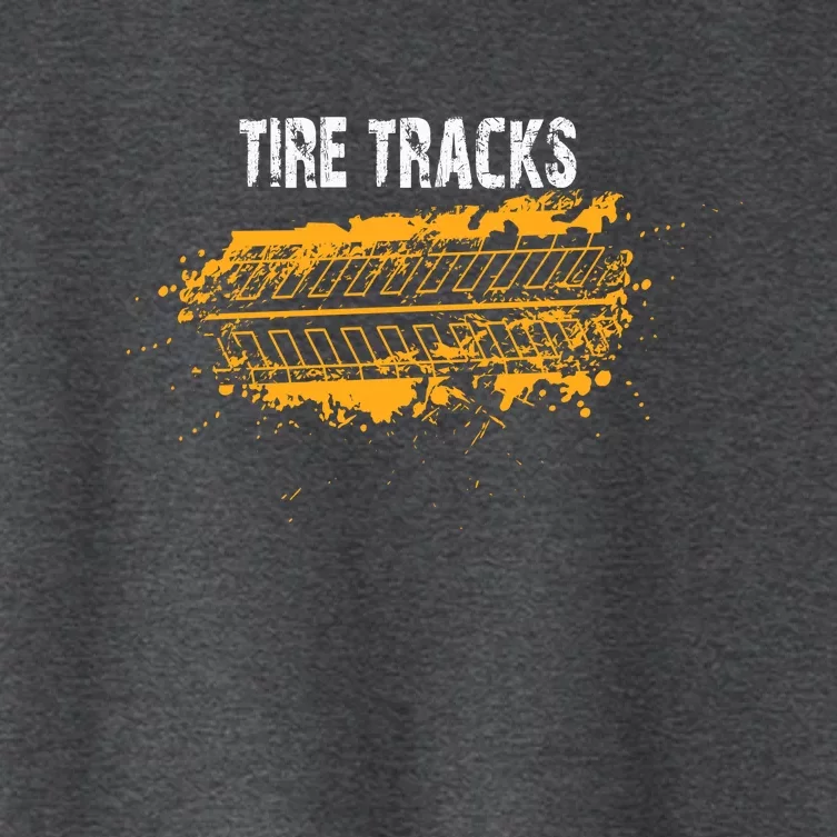 Tire Tracks | Car Racing Women's Crop Top Tee