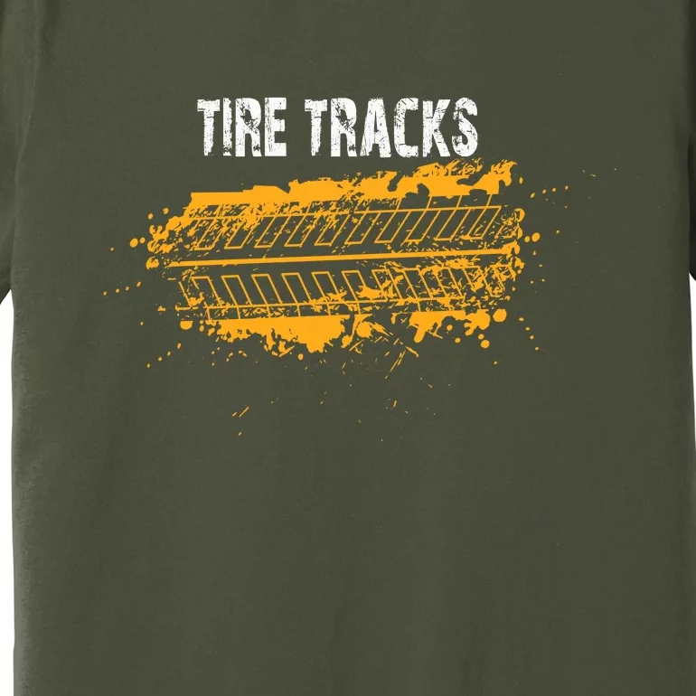 Tire Tracks | Car Racing Premium T-Shirt