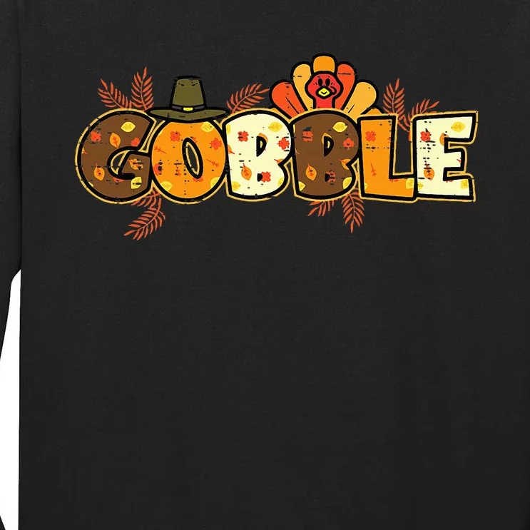 Thanksgiving Turkey Celebration Joyful Festivities Tall Long Sleeve T-Shirt