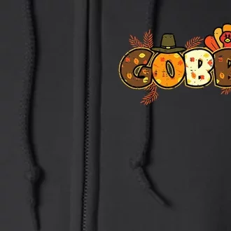 Thanksgiving Turkey Celebration Joyful Festivities Full Zip Hoodie