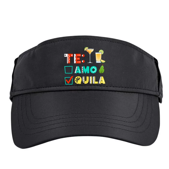 TeAmo Tequila Cinco De Mayo Fiesta Bachelorette Nacho Average Adult Drive Performance Visor