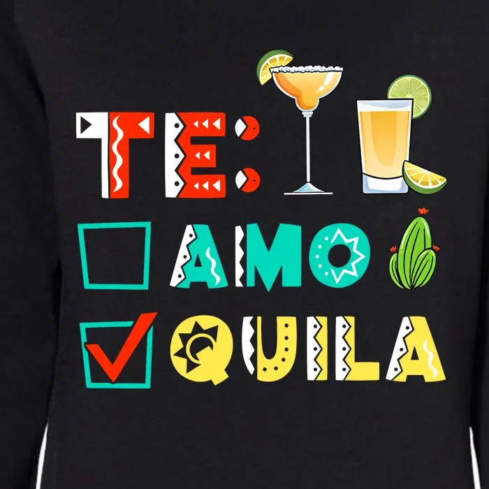 TeAmo Tequila Cinco De Mayo Fiesta Bachelorette Nacho Average Womens California Wash Sweatshirt