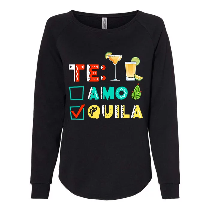 TeAmo Tequila Cinco De Mayo Fiesta Bachelorette Nacho Average Womens California Wash Sweatshirt