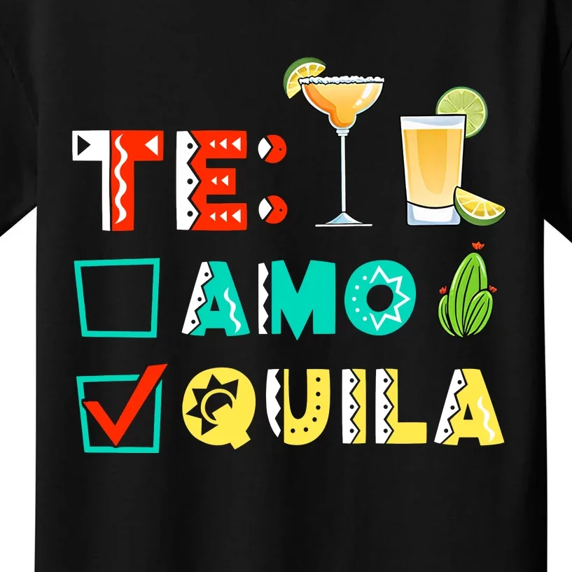 TeAmo Tequila Cinco De Mayo Fiesta Bachelorette Nacho Average Kids T-Shirt