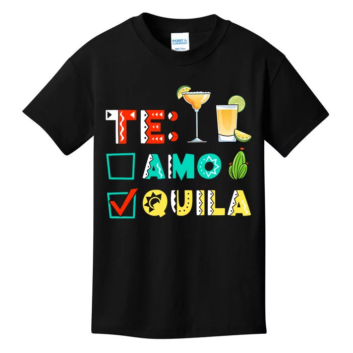 TeAmo Tequila Cinco De Mayo Fiesta Bachelorette Nacho Average Kids T-Shirt