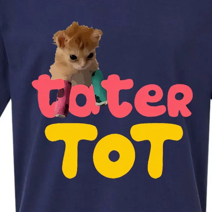 Tater Tot Cute Cat Sueded Cloud Jersey T-Shirt