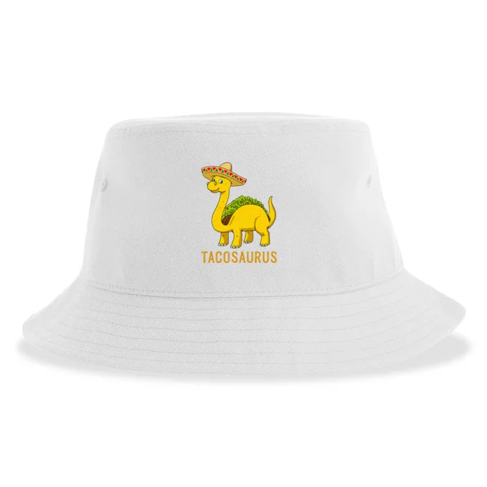 Taco Tuesday Cinco de Mayo Taco Dinosaur Tacosaurus Sustainable Bucket Hat