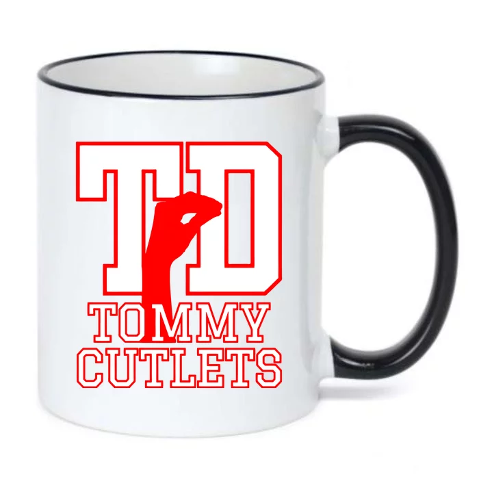 Td Tommy Cutlets New York Italian Football Black Color Changing Mug